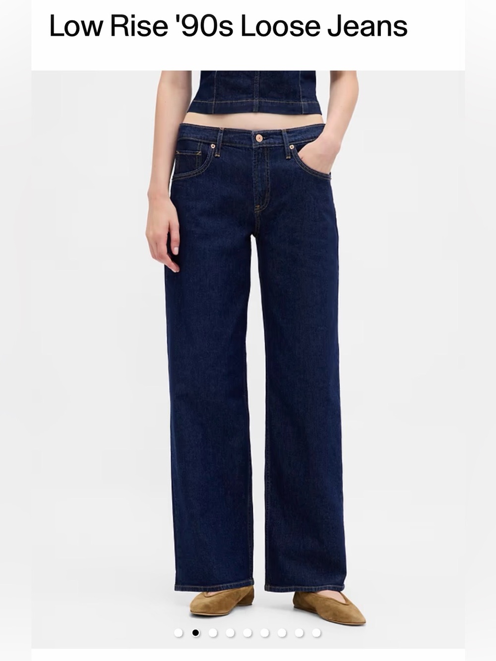 Gap ‘90s Loose Low Rise Jeans size 25/0P